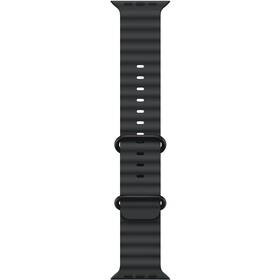 Řemínek Apple 49mm černý Oceánský řemínek - provedení z černého titanu 

