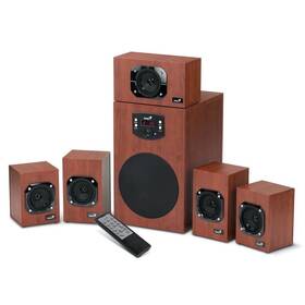 Reproduktory Genius SW-HF 4600, 5.1, Verze II. dřevo

