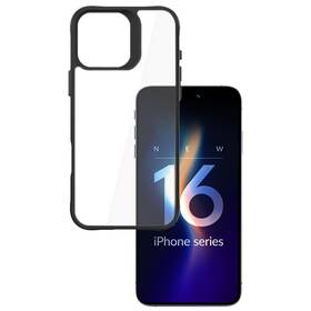 Kryt na mobil 3mk Satin Armor Case+ na Apple iPhone 16 Pro Max černý/průhledný

