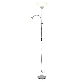 Stojací lampa Reality ERZWO, E27, 100 W stříbrná

