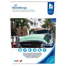 Fotopapír MediaRange A4 50 listů 180g lesklý inkoust 
