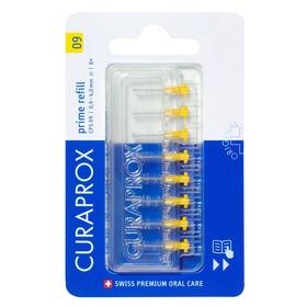 Mezizubní kartáčky CURAPROX CPS 09, 8 ks žlutá barva
