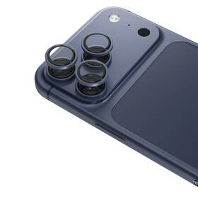 Ochranné sklo čočky fotoaparátu Epico Aluminium Lens Protectors na Apple iPhone 17 Pro/17 Pro Max modré

