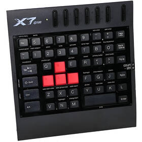 Klávesnice A4Tech G100, CZ černá

