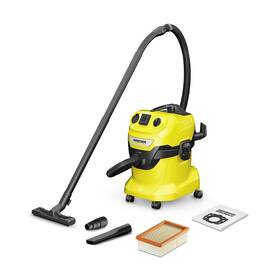 Víceúčelový vysavač Kärcher WD 4 P V-20/5/22 žlutá barva
