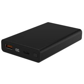 Powerbanka WG 10000 mAh, PD USB-C 20W, USB-A 22.5W černá

