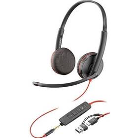 Headset HP Poly Blackwire 3225 Stereo (bulk) černý

