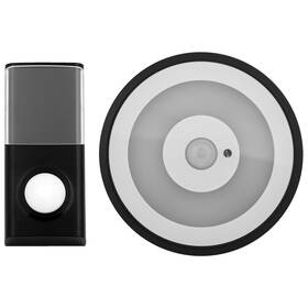 Zvonek bezdrátový WG Wireless Door Bell/Blue Light černý

