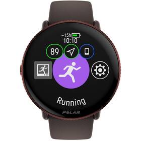 Chytré hodinky Polar Ignite 3 vel. S-L hnědá barva

