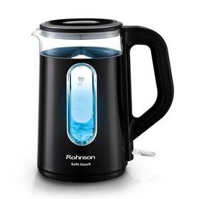 Rychlovarná konvice Rohnson R-7507 Safe Touch černá/sklo

