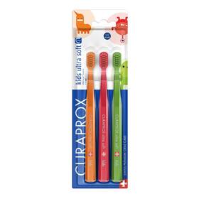 Sada zubních kartáčků CURAPROX CS kids, 4-12 let (3 ks) 

