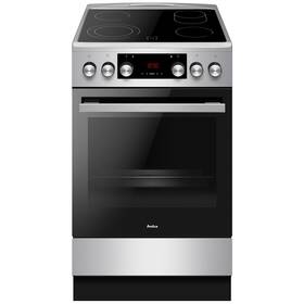 Sklokeramický sporák Amica SSS 112 ATX nerez
