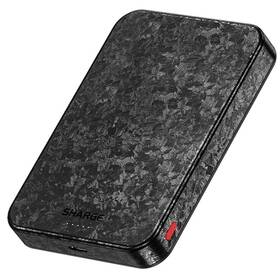 Powerbanka Sharge CarbonMag 10000 mAh černá/šedá


