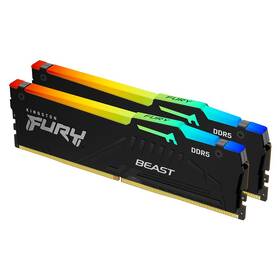 Operační paměť Kingston FURY Beast RGB 64GB (2x32GB) DDR5 6000MHz CL36 1Rx8 černý

