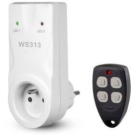Zásuvka Elektrobock WS313, s dálkovým ovladačem 

