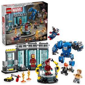 Stavebnice LEGO® ǀ Marvel 76315 Iron Man a jeho laboratoř: Síň brnění 

