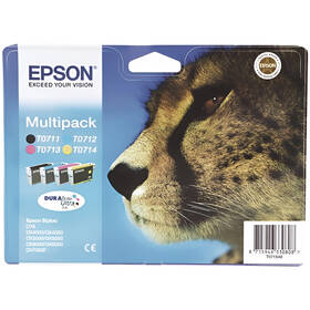 Inkoustová náplň Epson T0715, 7/3x6 ml vícebarevná


