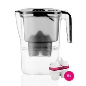 Filtrační konvice BWT VIDA MEI černá, 2,6 l + 6 ks filtrů černá

