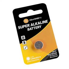 Baterie alkalická GoGEN LR44, blistr 1ks 

