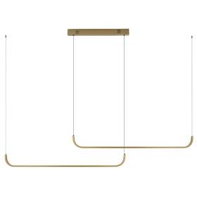 Závěsné svítidlo IMMAX NEO PATTINI SMART, 160-280cm, 53W, 3640lm, Zigbee 3.0, TUYA zlaté

