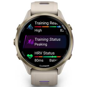 Chytré hodinky Garmin Forerunner 970 (EU distribuce) béžové/fialové


