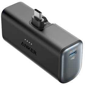 Powerbanka Anker Nano, 5000 mAh, 22,5W, USB-C černá/šedá

