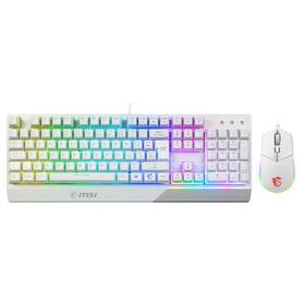 Klávesnice s myší MSI Vigor GK30 COMBO, CZ+SK layout bílá

