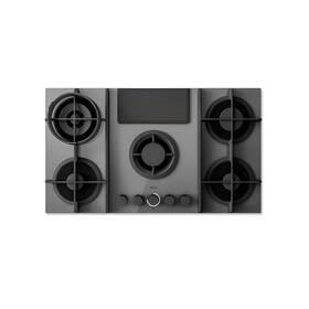 Plynová varná deska s odsáváním Elica NIKOLATESLA FLAME EVO GR/A/88 černá

