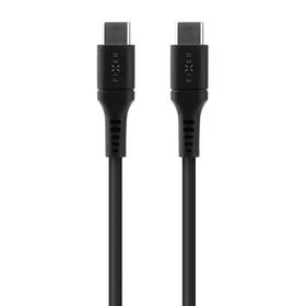Kabel FIXED Liquid silicone USB-C/Lightning s podporou PD, MFi, 2m černý

