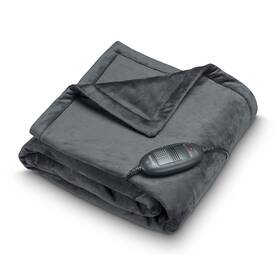Vyhřívací deka Beurer HD74 BF brown, 150 × 130 cm šedá

