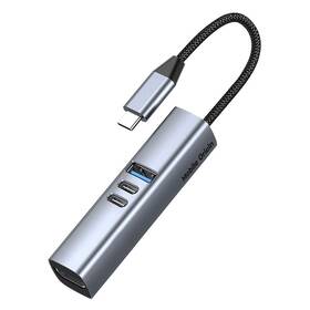 USB Hub Mobile Origin 7in1 MultiHub HB2 šedý

