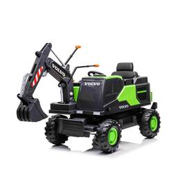 Elektrický bagr Beneo Volvo Excavator 12V zelený 

