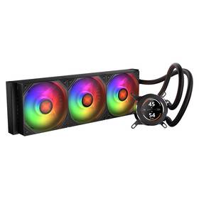 Vodní chladič KRUX HydroGlance 360 ARGB LCD černý

