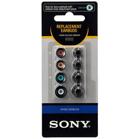 Náhradní špunty Sony silikonové koncovky černé

