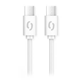 Kabel Aligator Power 100W, USB-C/USB-C, 5A, 1,5m bílý

