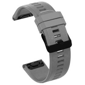 Řemínek RhinoTech pro Garmin QuickFit sportovní silikonový 22mm šedý

