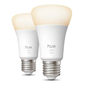Chytrá žárovka Philips Bluetooth, E27, 1100 lm, White (2 ks) 

