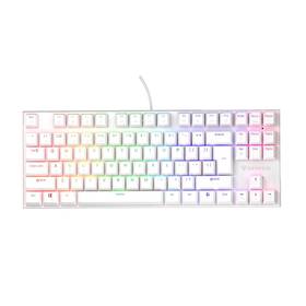 Klávesnice Genesis THOR 303 TKL RGB, Outemu Peach Silent, US layout bílá

