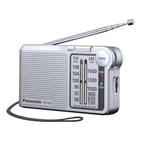 Radiopřijímač Panasonic RF-P150DEG-S stříbrná barva
