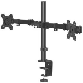 Držák Hama Standard, 2 ramena, na monitor, pro úhlopříčky 13" až 32", nosnost 2x8 kg černý

