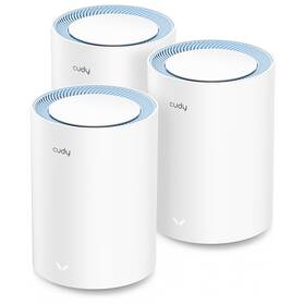 Komplexní Wi-Fi systém Cudy M1200 AC1200 Wi-Fi Mesh, set 3 ks bílá barva
