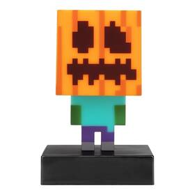 Dekorativní LED Paladone Icon Light, Minecraft - Zombie kostlivec zelená/oranžová

