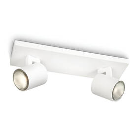 Bodové svítidlo Philips Runner, 2xGU10 bílé

