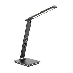 Stolní LED lampička Solight WO45-B s displejem, volba teploty světla, 9W černá

