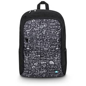 Batoh na notebook Connect IT Doodle na 15.6“ černý


