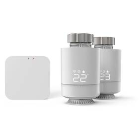 Bezdrátová termohlavice Hama SMART set pro regulaci vytápění, centrála + 2x hlavice 
