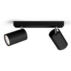 Bodové svítidlo Philips Kosipo, 2xGU10 černé

