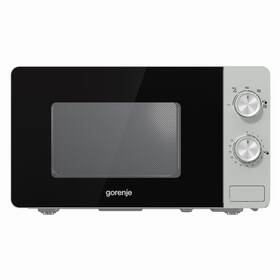 Mikrovlnná trouba Gorenje MO20E1S stříbrná barva
