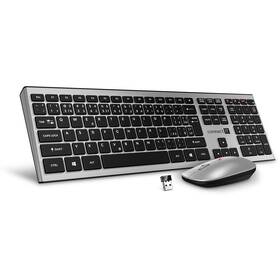 Klávesnice s myší Connect IT Combo, CZ + SK layout stříbrná

