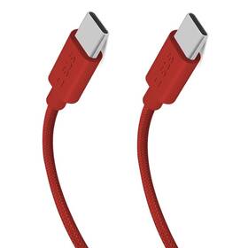 Kabel SBS USB-C/USB-C, PD, 60 W, 1,5 m červený

